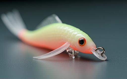 Ajing specialized soft plastic bait with a jig head